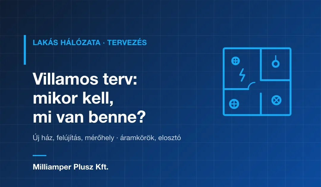 Lakás alaprajza aljzat-, kapcsoló- és lámpahely-jelöléssel – villamos terv borító